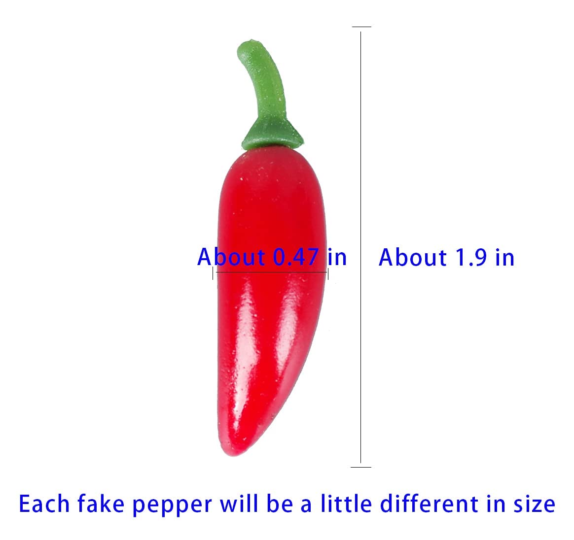 Amazon.com: Dong Huang 50pcs Mini Fake Hot Chili Peppers